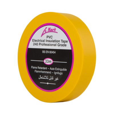Insulation Tape 25mm x 33m (Yellow)